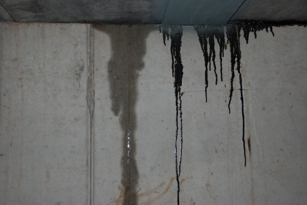 water leaking
